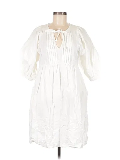 Pre-owned Universal Thread Casual Dress In White