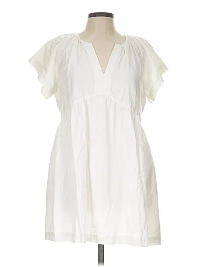 Pre-owned Universal Thread Casual Dress In White