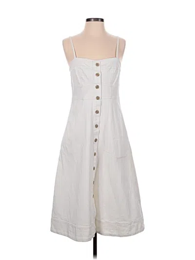 Pre-owned Universal Thread Casual Dress In White