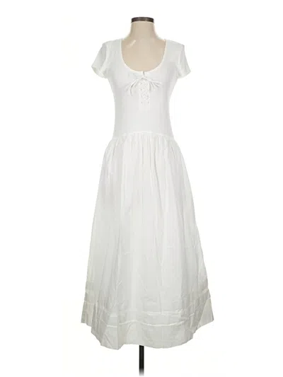 Pre-owned Universal Thread Casual Dress In White