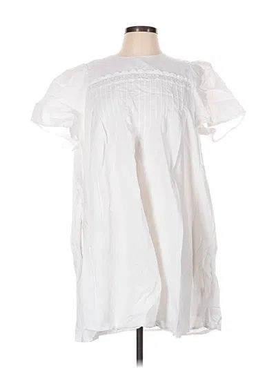 Pre-owned Universal Thread Casual Dress In White