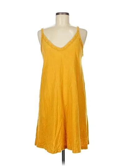 Pre-owned Universal Thread Casual Dress In Yellow