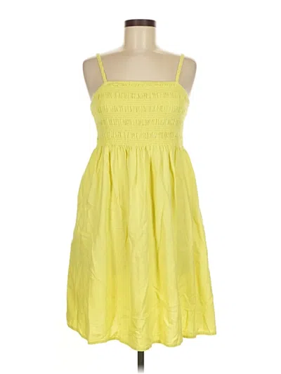 Pre-owned Universal Thread Casual Dress In Yellow