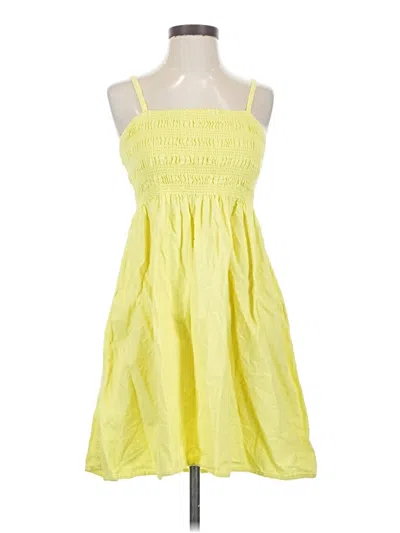 Pre-owned Universal Thread Casual Dress In Yellow