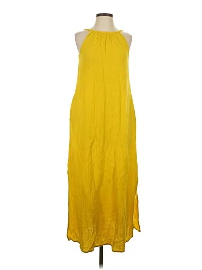 Pre-owned Universal Thread Casual Dress In Yellow