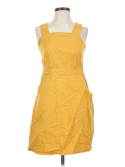 Pre-owned Universal Thread Casual Dress In Yellow