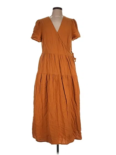 Pre-owned Universal Thread Casual Dress In Yellow