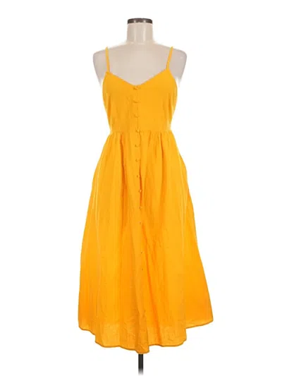 Pre-owned Universal Thread Casual Dress In Yellow