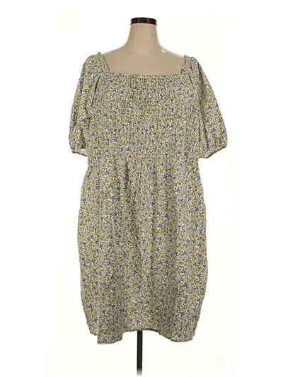 Pre-owned Universal Thread Casual Dress In Yellow