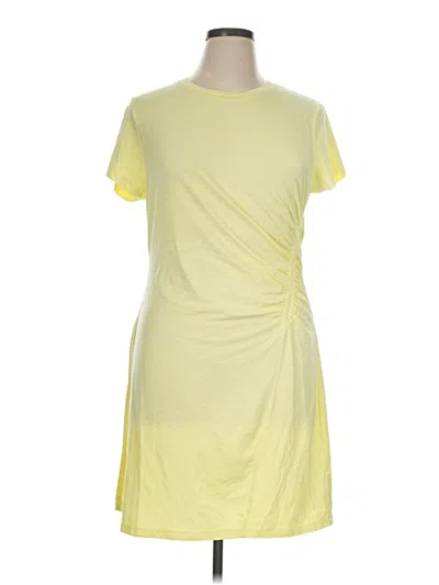 Pre-owned Universal Thread Casual Dress In Yellow