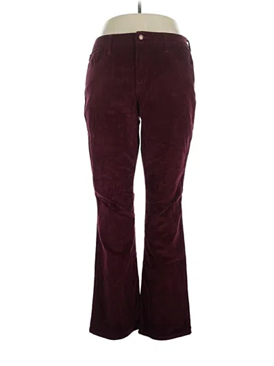 Pre-owned Universal Thread Casual Pants In Burgundy