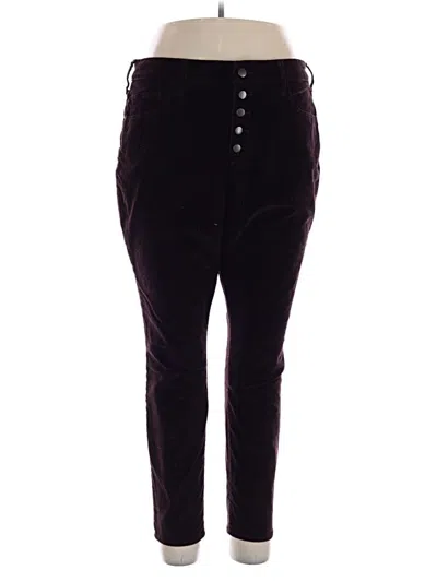 Pre-owned Universal Thread Casual Pants In Burgundy