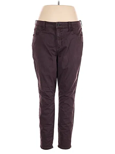 Pre-owned Universal Thread Casual Pants In Burgundy