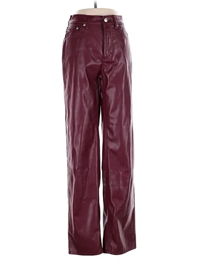 Pre-owned Universal Thread Casual Pants In Burgundy