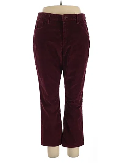 Pre-owned Universal Thread Casual Pants In Burgundy