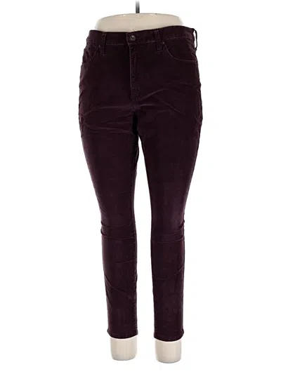 Pre-owned Universal Thread Casual Pants In Burgundy