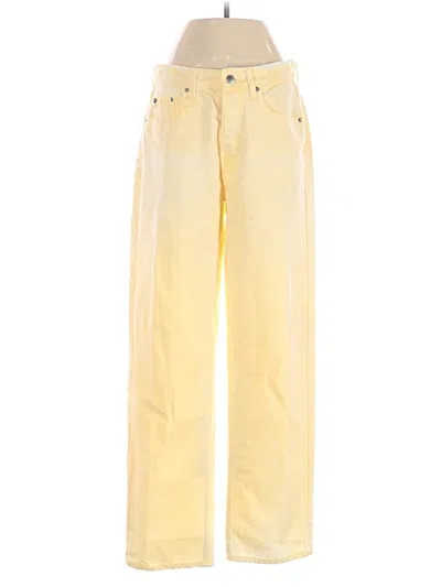 Pre-owned Universal Thread Casual Pants In Yellow