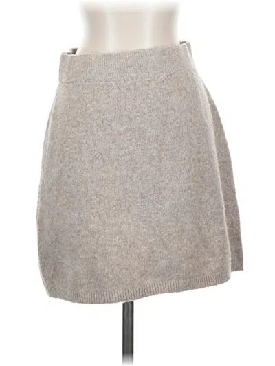 Pre-owned Universal Thread Casual Skirt In Gray