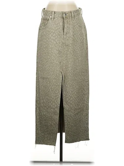 Pre-owned Universal Thread Casual Skirt In Green