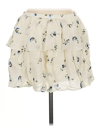 Pre-owned Universal Thread Casual Skirt In Ivory