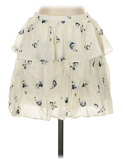Pre-owned Universal Thread Casual Skirt In Ivory