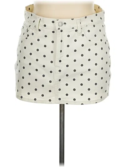 Pre-owned Universal Thread Casual Skirt In Ivory