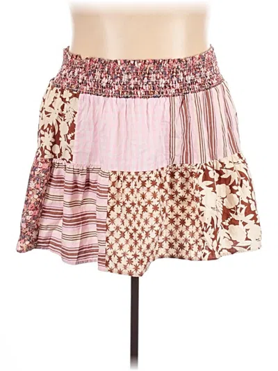Pre-owned Universal Thread Casual Skirt In Pink