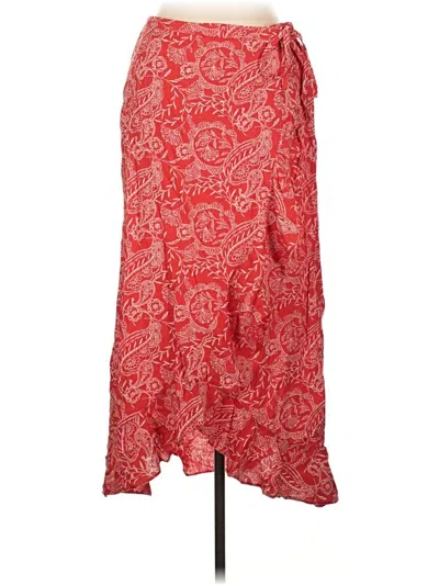 Pre-owned Universal Thread Casual Skirt In Red