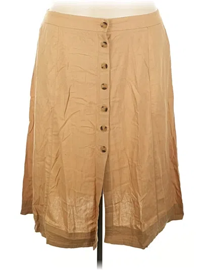 Pre-owned Universal Thread Casual Skirt In Tan