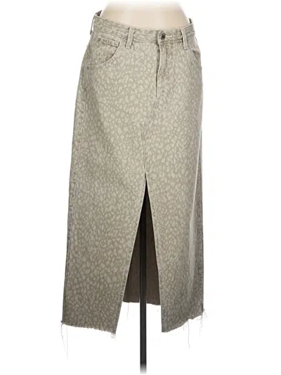 Pre-owned Universal Thread Casual Skirt In Tan