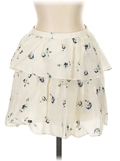 Pre-owned Universal Thread Casual Skirt In White