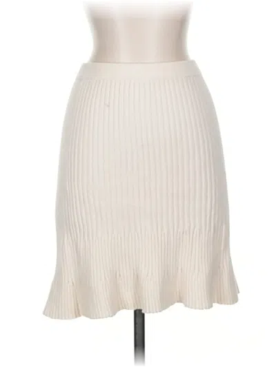 Pre-owned Universal Thread Casual Skirt In White