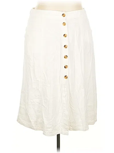 Pre-owned Universal Thread Casual Skirt In White