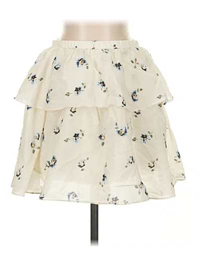 Pre-owned Universal Thread Casual Skirt In White