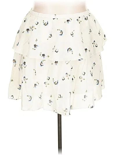 Pre-owned Universal Thread Casual Skirt In White