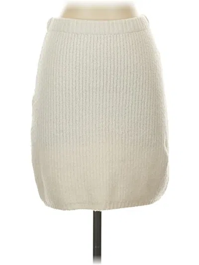 Pre-owned Universal Thread Casual Skirt In White
