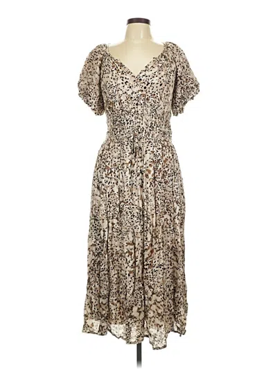 Pre-owned Universal Thread Cocktail Dress In Tan