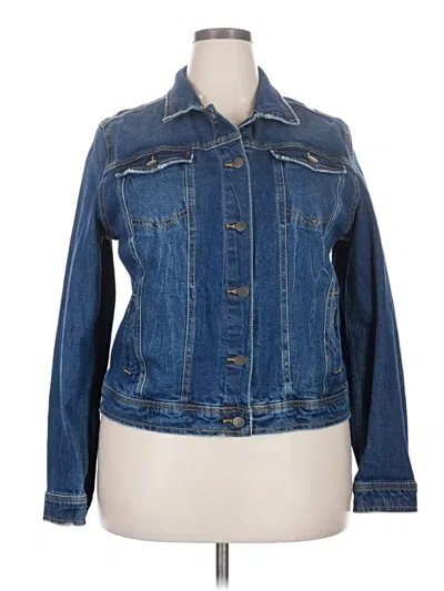 Pre-owned Universal Thread Denim Jacket In Blue