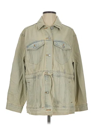 Pre-owned Universal Thread Denim Jacket In Green