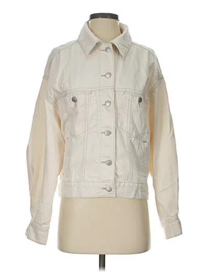 Pre-owned Universal Thread Denim Jacket In Ivory