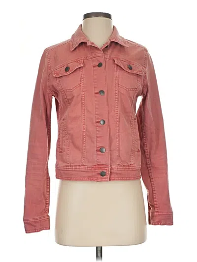 Pre-owned Universal Thread Denim Jacket In Pink
