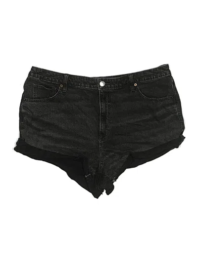 Pre-owned Universal Thread Denim Shorts In Black