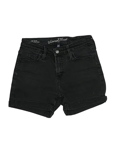 Pre-owned Universal Thread Denim Shorts In Black