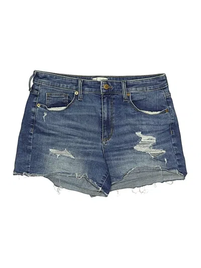 Pre-owned Universal Thread Denim Shorts In Blue