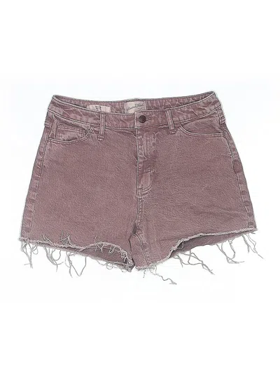 Pre-owned Universal Thread Denim Shorts In Burgundy