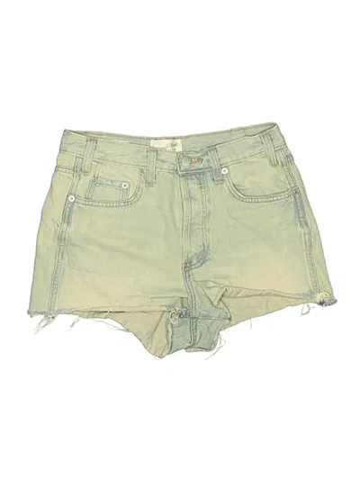 Pre-owned Universal Thread Denim Shorts In Green