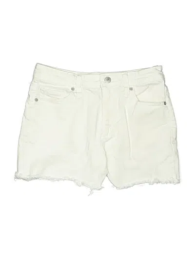 Pre-owned Universal Thread Denim Shorts In Ivory