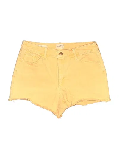 Pre-owned Universal Thread Denim Shorts In Yellow