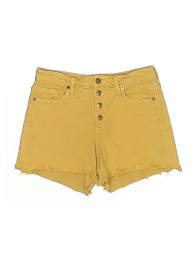 Pre-owned Universal Thread Denim Shorts In Yellow