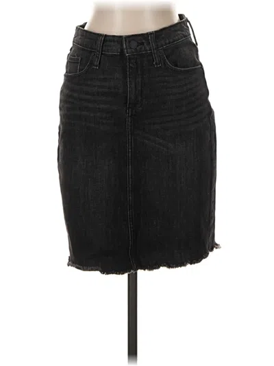 Pre-owned Universal Thread Denim Skirt In Black